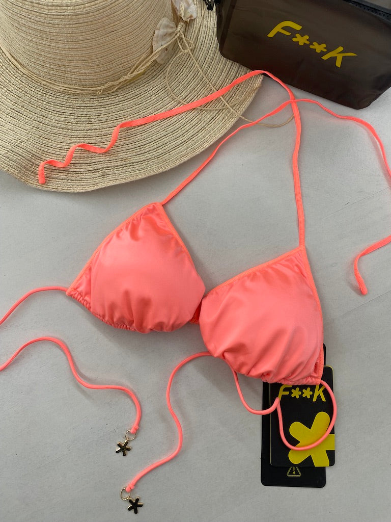 Triangolo Regolabile Donna F**K Corallo 1301CR