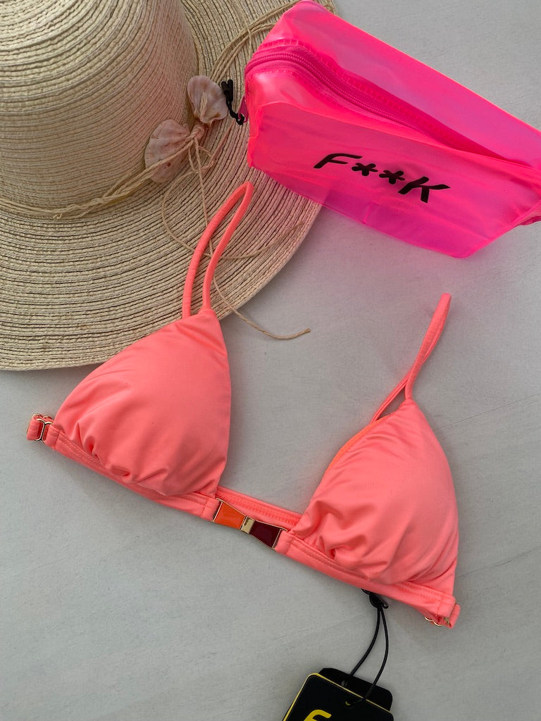 Triangolo Donna F**K Corallo 1330-CR