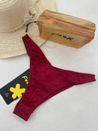 Slip Americano Fisso Donna F**K Bordeaux 1313BD