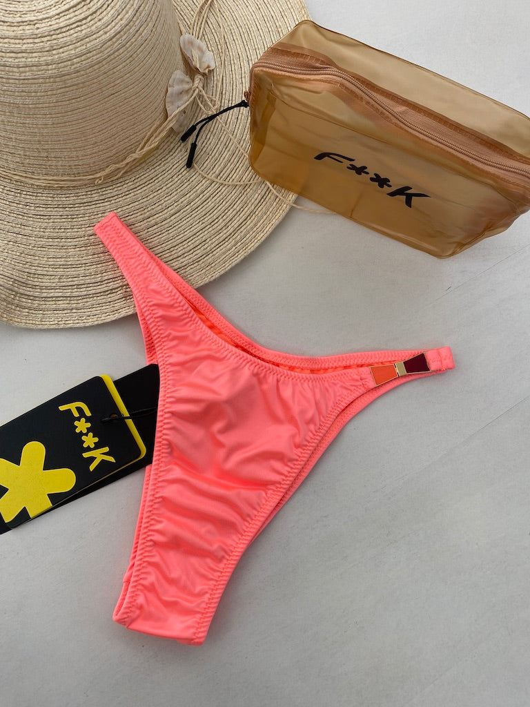 Slip Americano Fisso Donna F**K Corallo 1340CR