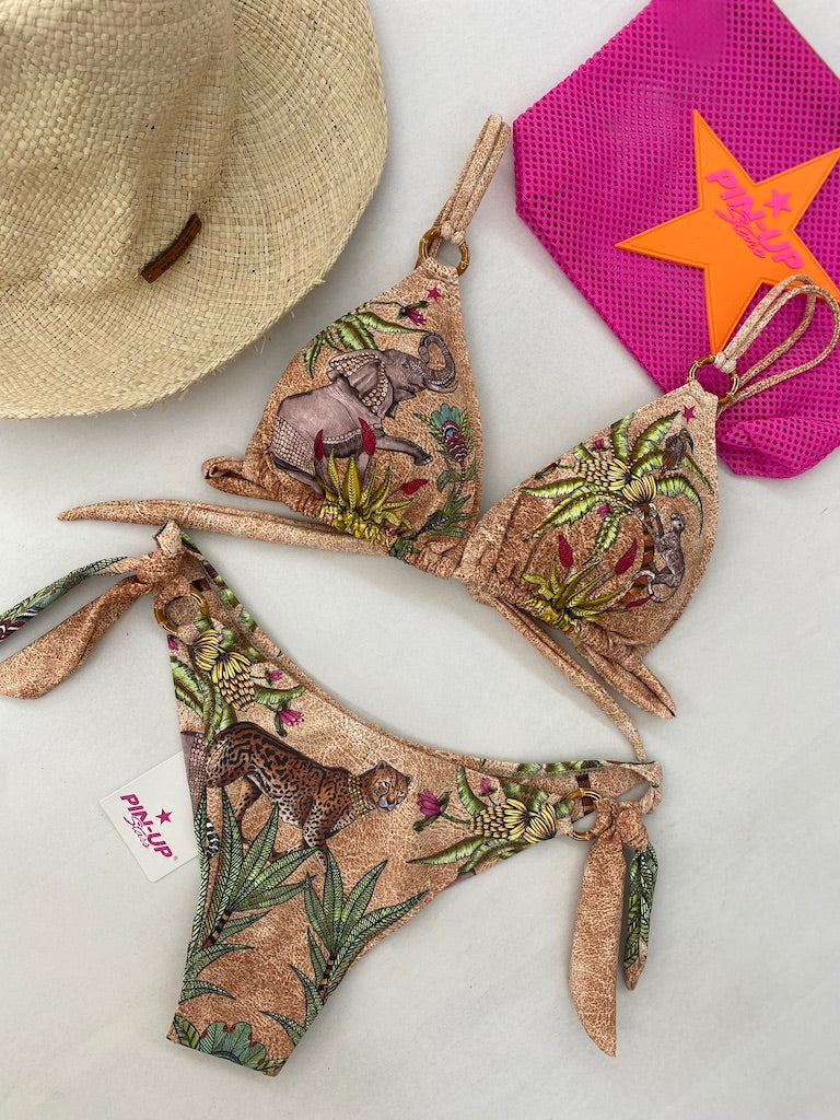 Bikini Triangolo Anelli Safari Pin Up Stars