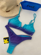 Bikini Donna F**K Fascia V con Slip Americano Fisso Degradè 1152X46
