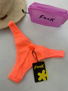 Slip Americano Fisso Donna F**K Corallo Fluo 1222FC