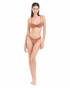 Bikini Bralette Cotazur in Lurex Stampa Effetto Safari BKCA0109