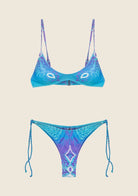 Bikini F**K Top con Americano Regolabile Fantasia 1021X56