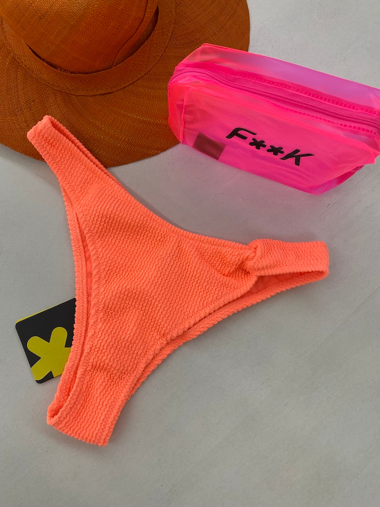 Slip Americano Fisso Donna F**K Arancio Fluo 1221FC