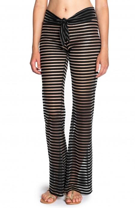 Pantalone Donna Pin Up Stars Marina Gold Nero PF223PA