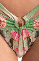 Bikini Donna Pin Up Stars Triangolo con Lacci Rimovibili Fiore del Deserto 