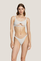 Bikini Donna 4Giveness Top Ribs e slip Off White 5239