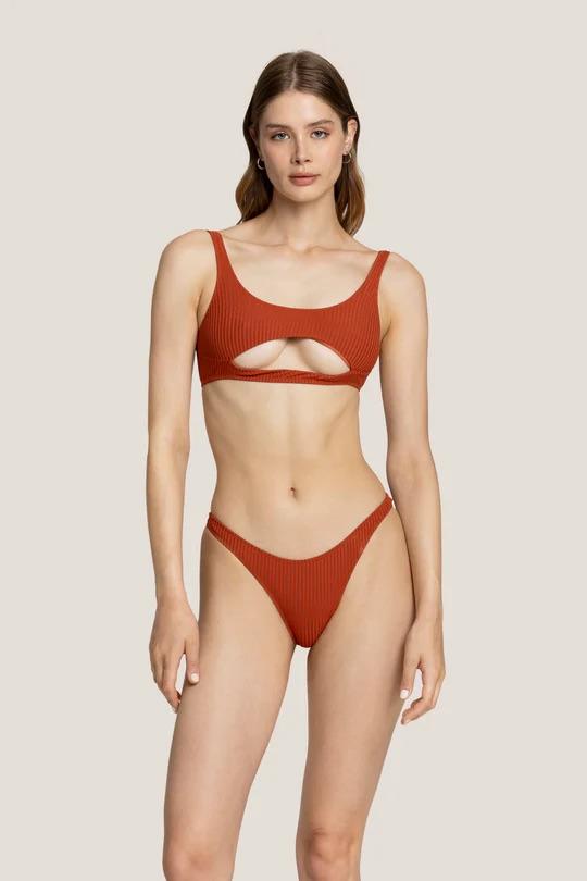 Bikini Donna 4Giveness Top Ribs e slip Bronzo 5239