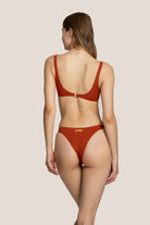 Bikini Donna 4Giveness Top Ribs e slip Bronzo 5239