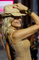 Cappello Rafia Pin-Up Stars