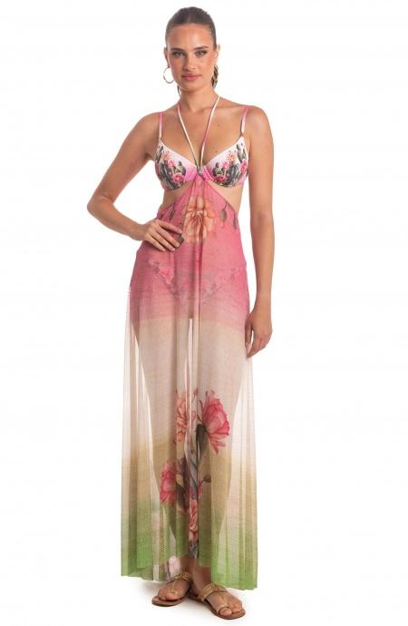 Abito Pareo Tulle Fiore Del Deserto Pin-Up Stars