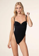 Monokini Donna con Ferretto F**K Nero 1146-BK