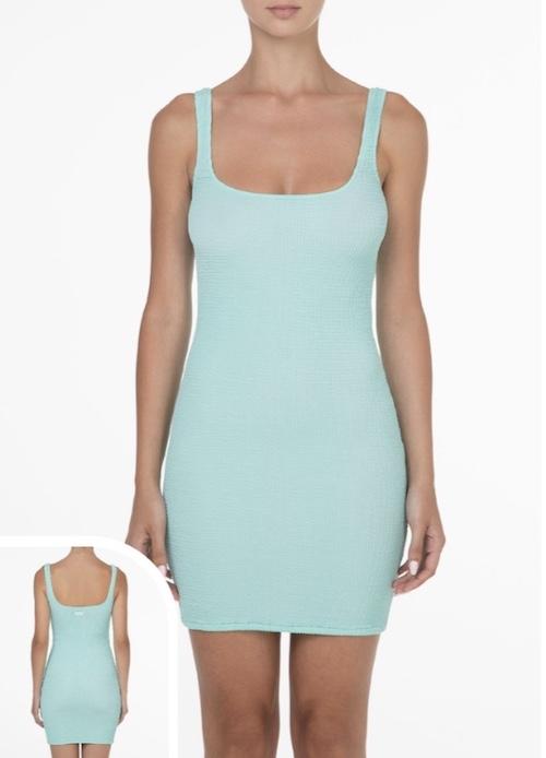 Vestito Corto Donna F**K Verde Acqua 1260AQ