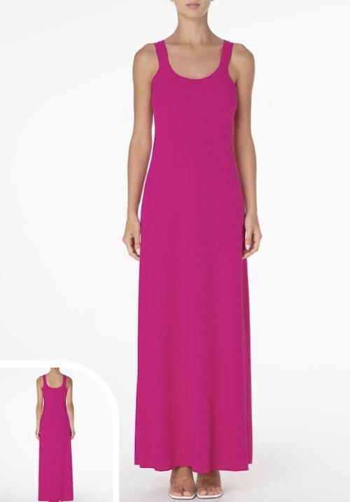 Vestito Lungo Donna F**K Fucsia 1956FX