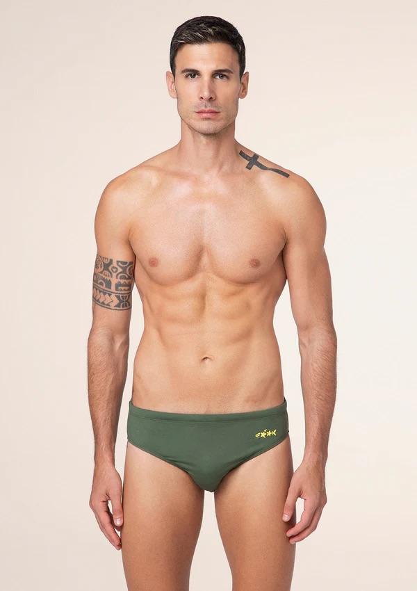 Slip Uomo F**K Verde Militare M01SU20-MG