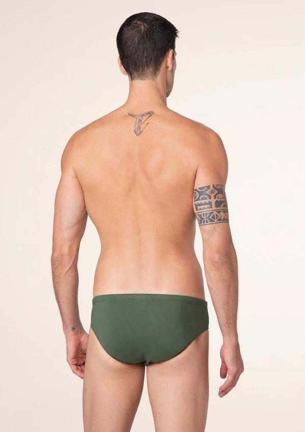Slip Uomo F**K Verde Militare M01SU20-MG