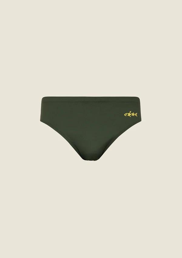 Slip Uomo F**K Verde Militare M01SU20-MG