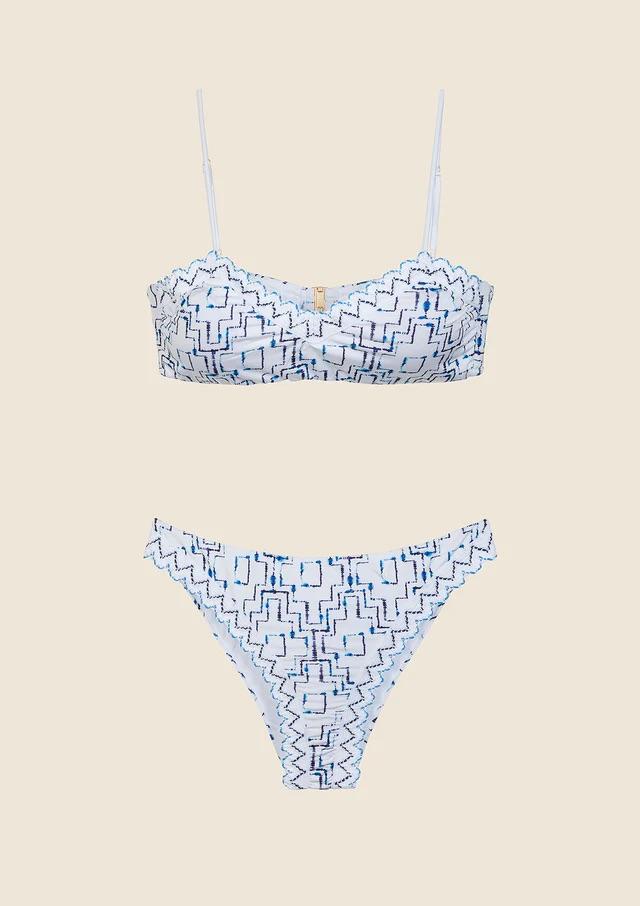 Bikini Donna Me Fui Top con Slip Fisso Fantasia 0011-X01