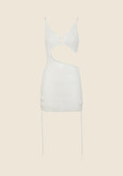 Vestito Corto Donna F**K Bianco 0436WH