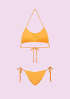 Bikini Donna F**K Fascia con Slip Regolabile Arancione Fluo SWC011-FO