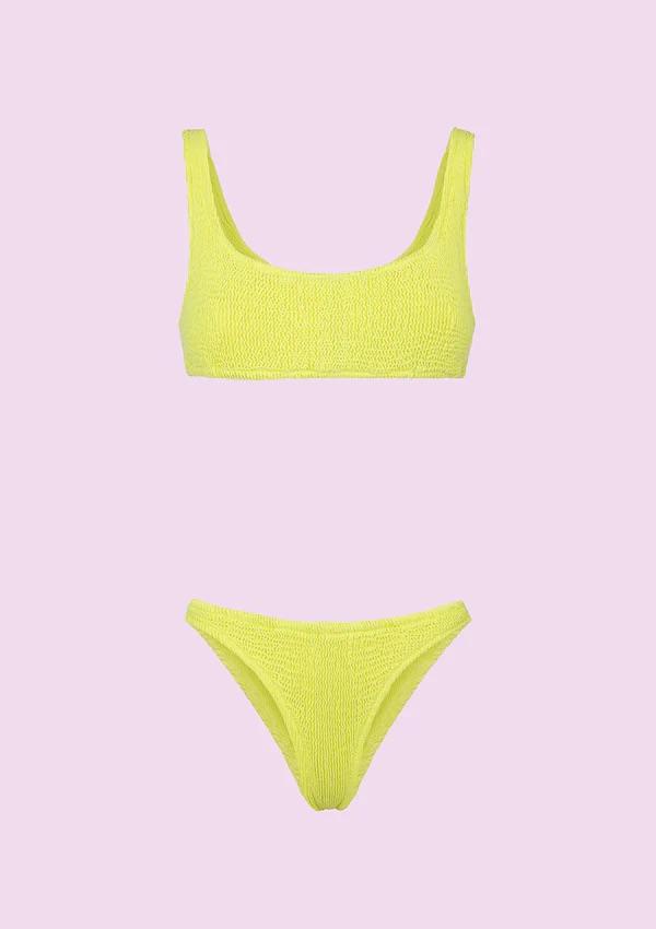 Bikini Donna F**K Top con Slip Fisso Lime SWC030-LI