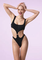 Trikini Donna F**K Nero SWC031-BK