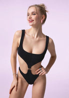 Trikini Donna F**K Nero SWC031-BK