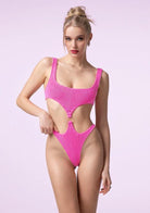 Trikini Donna F**K Fucsia Fluo SWC031-FF