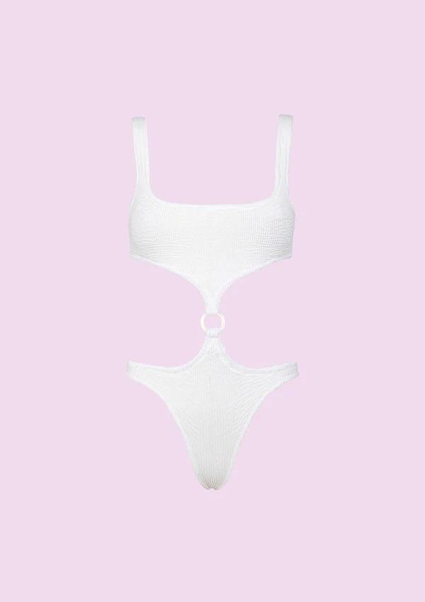 Trikini Donna F**K Bianco SWC031-WH