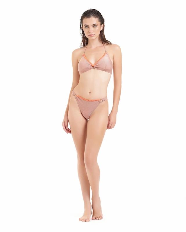 Bikini Donna Cotazur Bralette in Lurex Rame