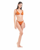 Bikini Donna Cotazur Triangolo con Dettaglio Torchon Tabacco
