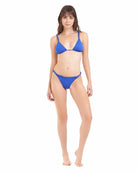 Bikini Donna Cotazur Triangolo con Dettaglio Torchon Blu