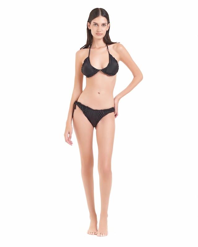 Bikini Donna Cotazur Triangolo in Microfibra Nero