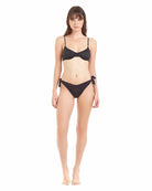 Bikini Donna Cotazur Balconcino in Microfibra Nero