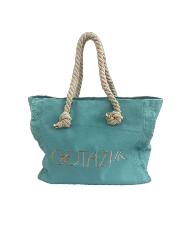 Borsa Mare Cotazur Canvas Verde Acqua BSCA0120