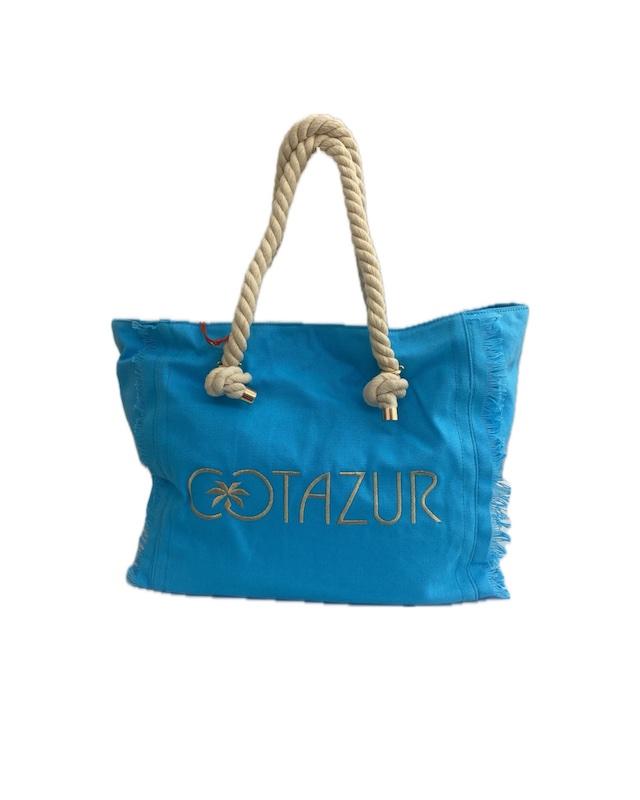Borsa Mare Cotazur Canvas Turchese BSCA0120