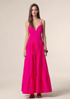 Vestito Lungo Donna Me Fui Fucsia 0110-FX