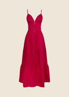 Vestito Lungo Donna Me Fui Fucsia 0110-FX