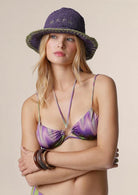 Cappello con Logo Me Fui Viola A025-PR