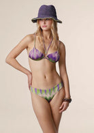 Cappello con Logo Me Fui Viola A025-PR