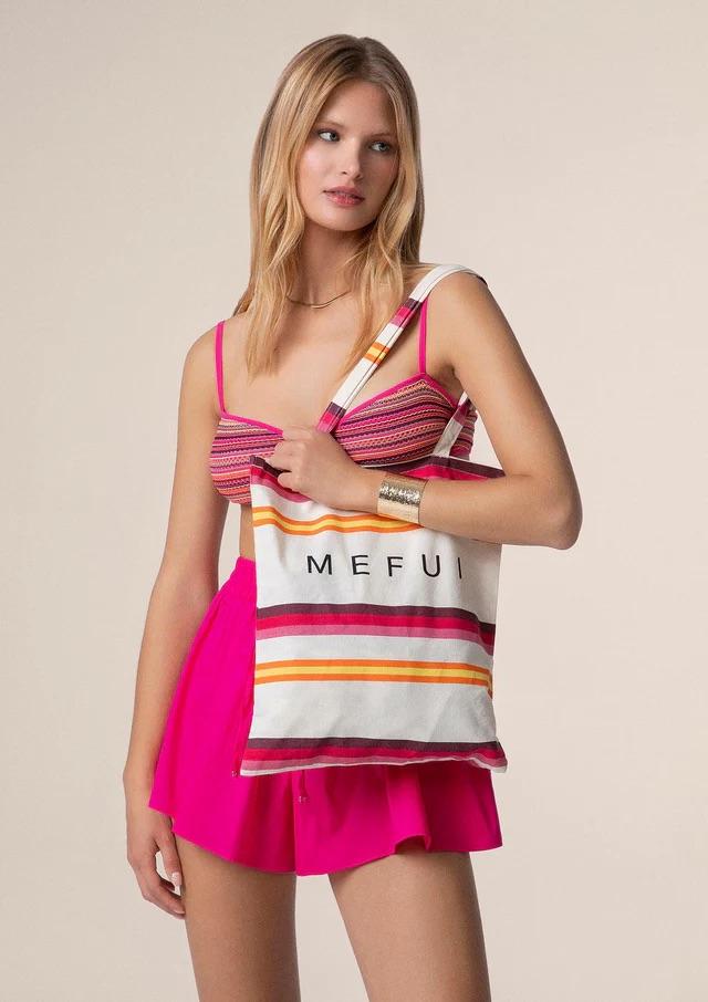 Beachbag Donna Me Fui Fucsia A070-FX