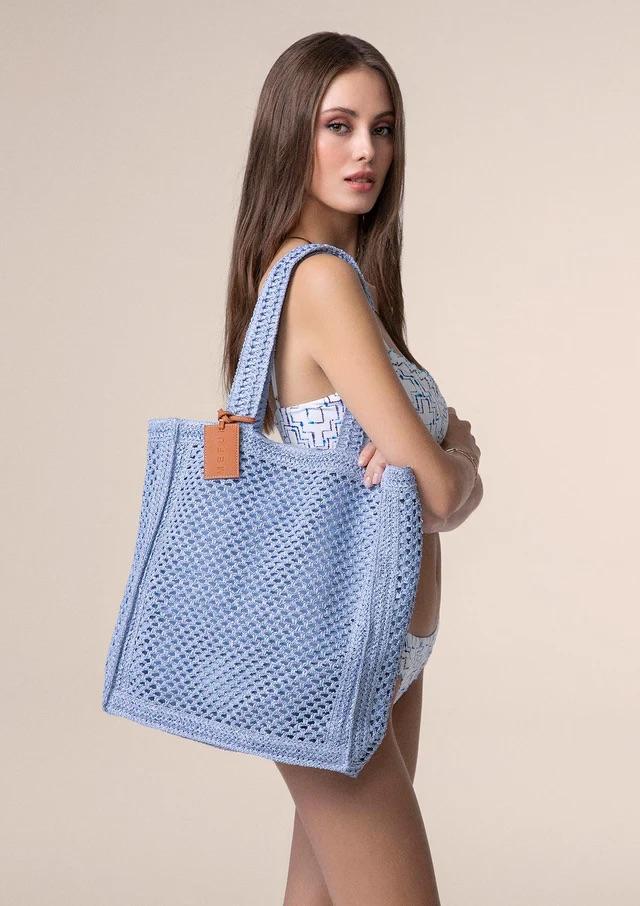 Beachbag Donna Me Fui Sky Blue A076-SB